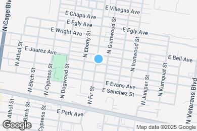 Map image of the property - 700 E Juarez Ave