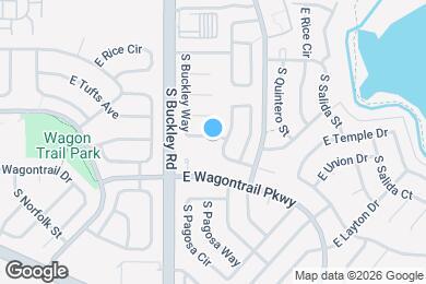 Map image of the property - 4685 S Buckley Way