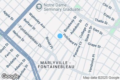 Map image of the property - 2801 Broadway St