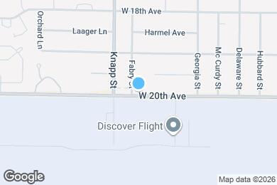 Map image of the property - 892 W 20th Ave