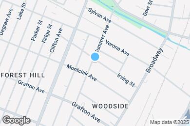 Map image of the property - 807 Summer Ave