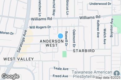 Map image of the property - 1100 Ranchero Way