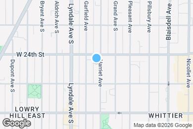 Map image of the property - 2416 Harriet Ave