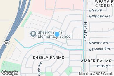 Map image of the property - 2207 N 92nd Glen