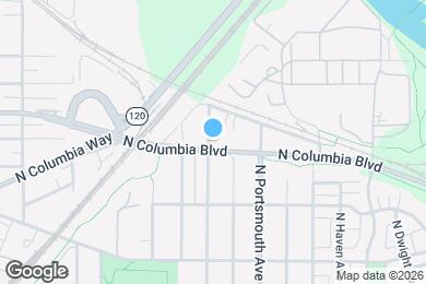 Map image of the property - 5435 N Columbia Blvd