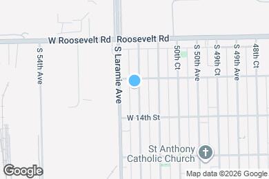 Map image of the property - 1310 S 51st Ct