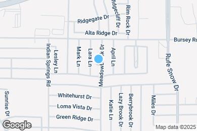 Map image of the property - 8213 Meadowbrook Dr