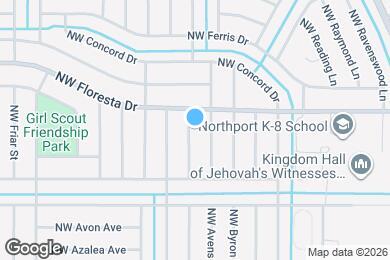 Map image of the property - 385 NW Broadview St