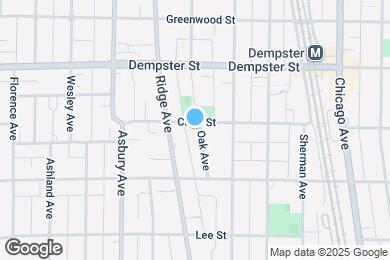 Map image of the property - 1142 Oak Ave