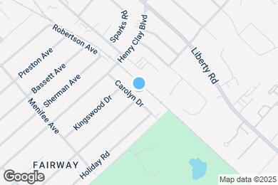 Map image of the property - 1717 Carolyn Drive