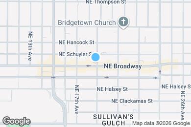 Map image of the property - 1705 NE 19th Ave