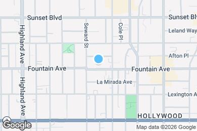 Map image of the property - 6551 Fountain Ave