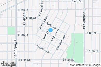 Map image of the property - 578 Lind Ave