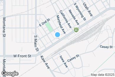 Map image of the property - 1133 Delaware Ave