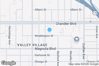 Map image of the property - 11941 Weddington St