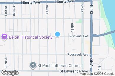 Map image of the property - 861 Vine St
