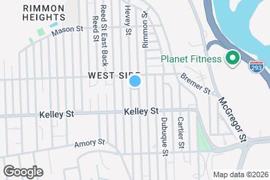 Map image of the property - 593 Hevey St