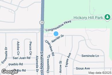 Map image of the property - 842 Navajo Dr