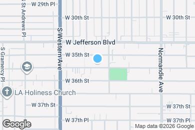 Map image of the property - 1587 W 35th Pl