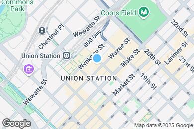 Map image of the property - 1745 Wazee St