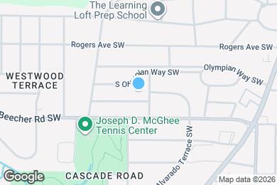 Map image of the property - 1735 Alvarado Terrace SW