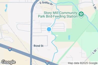 Map image of the property - 605 E Bryant St