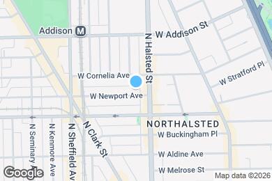 Map image of the property - 820 W Newport Ave