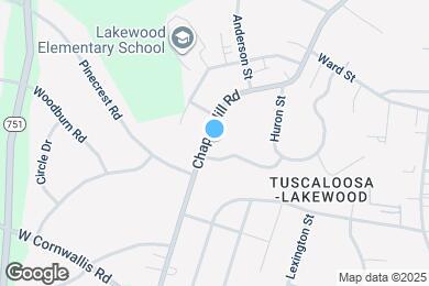 Map image of the property - 2531 Chapel Hill Rd
