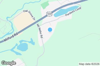 Map image of the property - Mt. Nebo Apartments