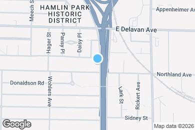 Map image of the property - 563 Humboldt Pkwy