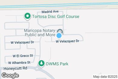 Map image of the property - 35920 W Velazquez Dr