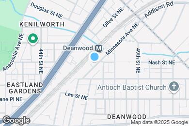 Map image of the property - 4646 Minnesota Ave NE