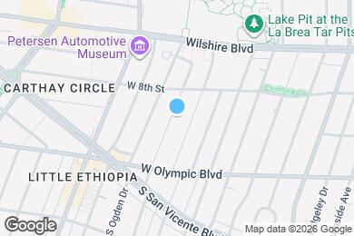 Map image of the property - 836 S Genesee Ave