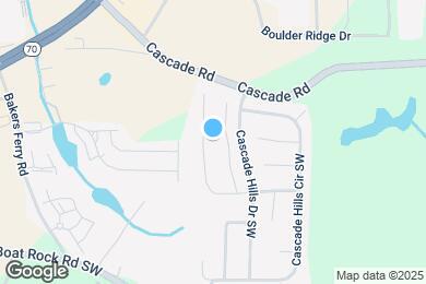 Map image of the property - 380 Cascade Rise Ct SW