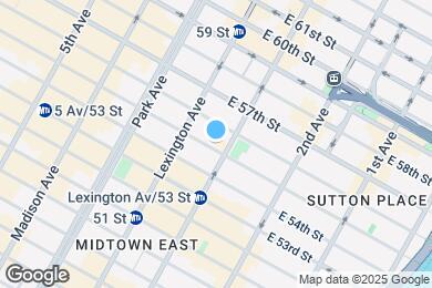 Map image of the property - 159 E 55th St