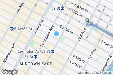 Map image of the property - EAST 55 STREET