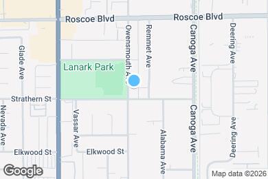 Map image of the property - 8016 Owensmouth Ave