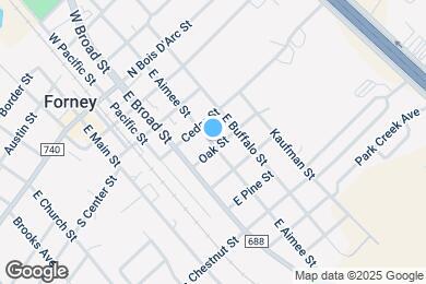 Map image of the property - 405 E Aimee St