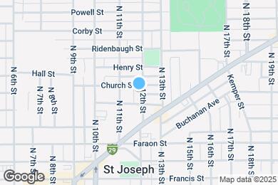 Map image of the property - 618 N 12th St
