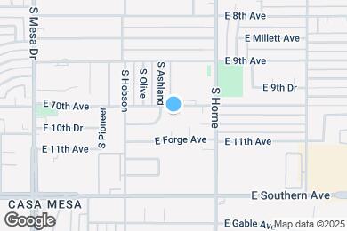 Map image of the property - 711 E 10th Ave