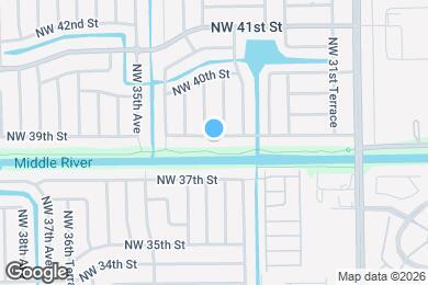 Map image of the property - 3380 NW 39th St