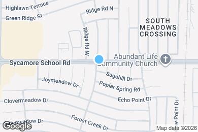 Map image of the property - 7501 Meadow Creek Dr