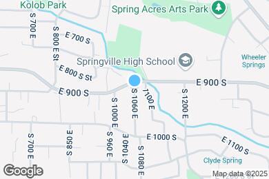 Map image of the property - 950 E 1000 S
