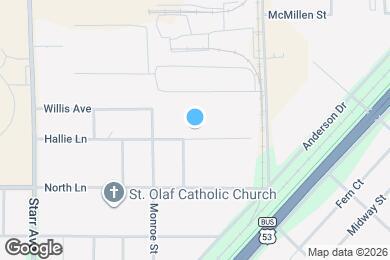 Map image of the property - 2704 Hallie Ln