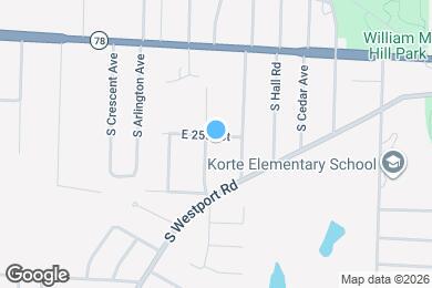 Map image of the property - 9805 E 25th St S