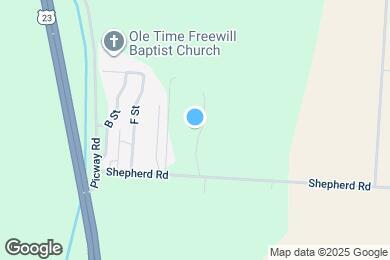 Map image of the property - 9859 Shepherd Rd