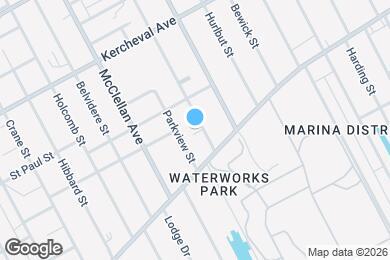 Map image of the property - 1261 Pennsylvania St