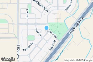 Map image of the property - 439 Longspur Dr