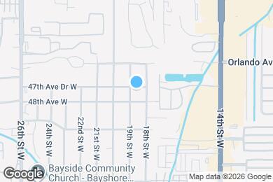 Map image of the property - 1810 47th Ave Dr W