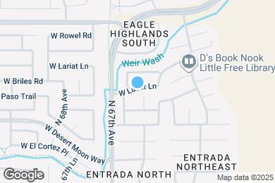 Map image of the property - 6611 W Lariat Ln